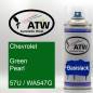 Preview: Chevrolet, Green Pearl, 57U / WA547G: 400ml Sprühdose, von ATW Autoteile West.